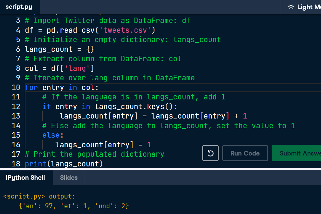 meyang27's tweet photo. #LSPPDay41
Today I brought all the things related to functions that I learned in the past 2 days together. I imported twitter data and applied different types of functions on it and sharpened my python function skills.
@lftechnology
#60DaysOfLearning2026 #LearningWithLeapfrog https://t.co/lTs1DitWqw