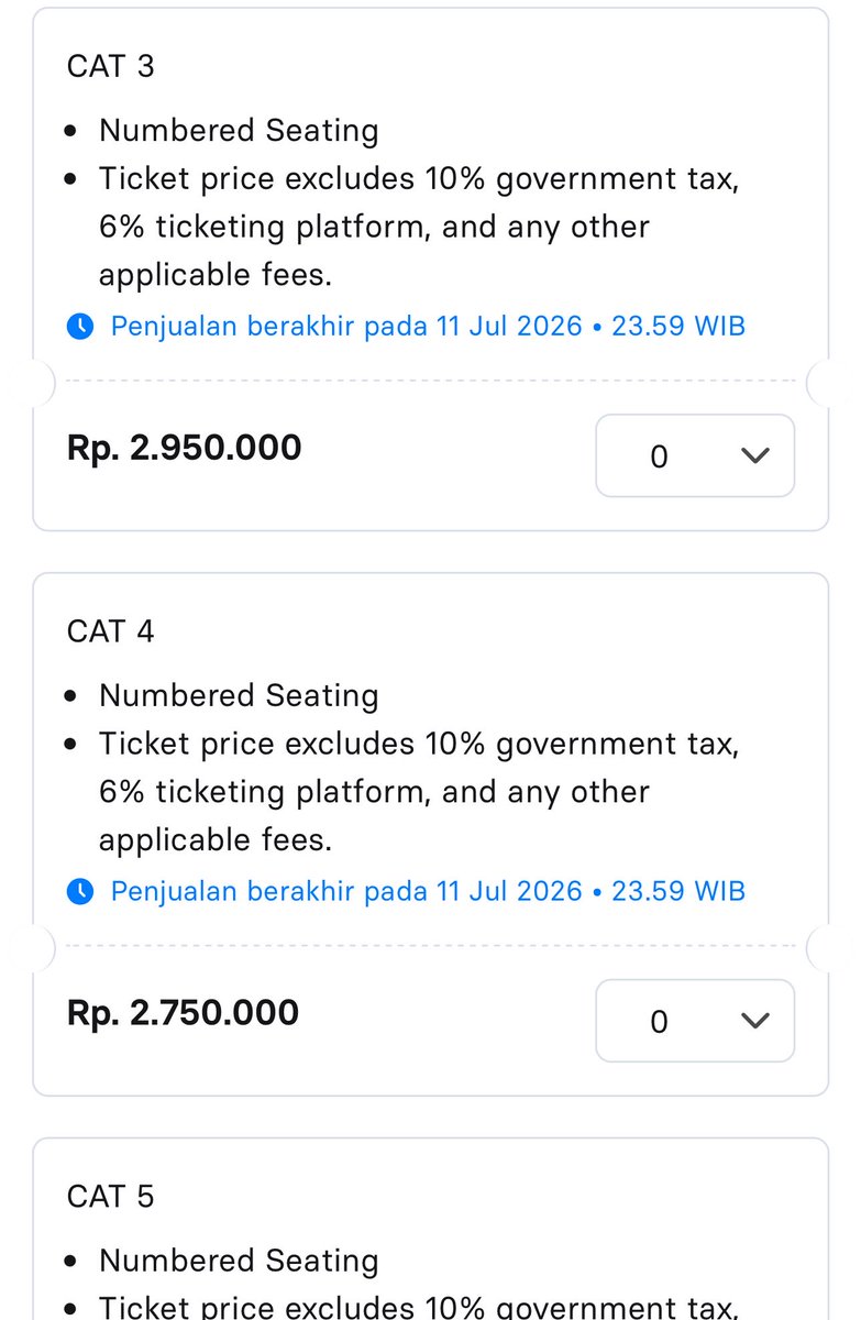jayjongalaxy's tweet photo. btw guys, untuk vip, cat 1 dan cat 2a itu kan sold out yah tapi lusa nanti masih ada kok kan masih ada gensale dan yang presale ini masih banyak banget cat yang lain dan belum habis, jadi kalau ada cat yang cocok sama kalian mending beli langsung aja di websitenya https://t.co/K5oSVeoDHA yaa 

yang udah habis ditunggu dulu aja di gensale, gensale itu senin 13 juli jam 3 sore tapi kalau mau banget beli wts hatihati semuanyaa 🍀