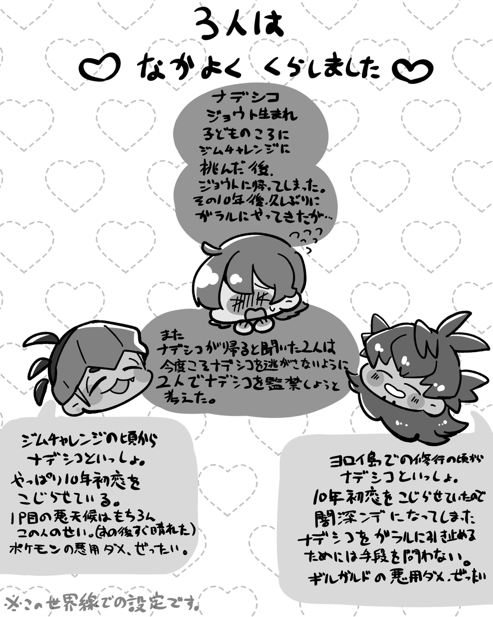 YTARU_mo's tweet photo. 夢主を故郷に帰したくないdndとkbn夢漫画(再掲)
※夢主容姿あり #pkmnプラス #pkmn夢 https://t.co/UxfSbHU31D