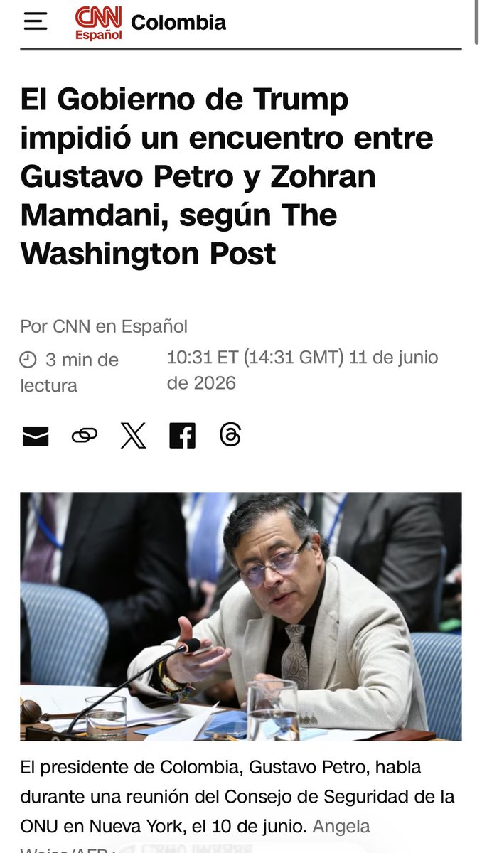 Ramperlaw's tweet photo. Fue la misma persona que coordinó la frustrada reunión entre @petrogustavo y Mandami.

Detrás de muchos que posan de demócratas se esconden verdaderas amenazas a la democracia. 

El “talante” democrático de Petro ha quedado recientemente en evidencia ante el berrinche y capricho por desconocer los resultados electorales en Colombia y la legitimidad del Presidente @ABDELAESPRIELLA.

Invocar y usar las libertades propias del sistema democrático o hacerse elegir de manera aparentemente democrática, les permite posesionarse estratégicamente para destruir con implosiones y desde adentro la esencia del sistema.