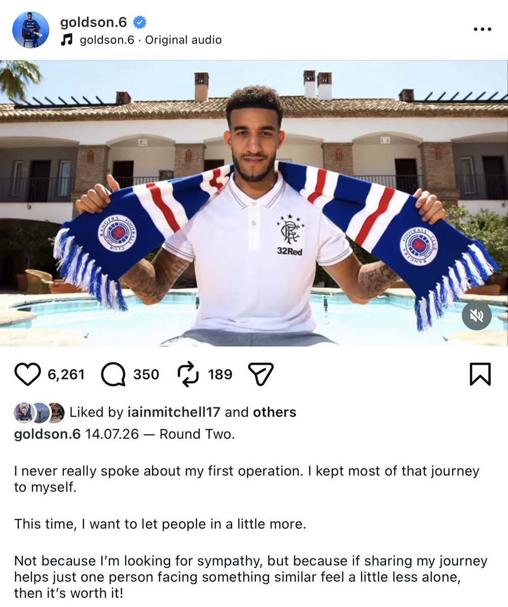 thisisibrox's tweet photo. Wishing Connor Goldson all the best 💙 https://t.co/OjrxfzwEwO