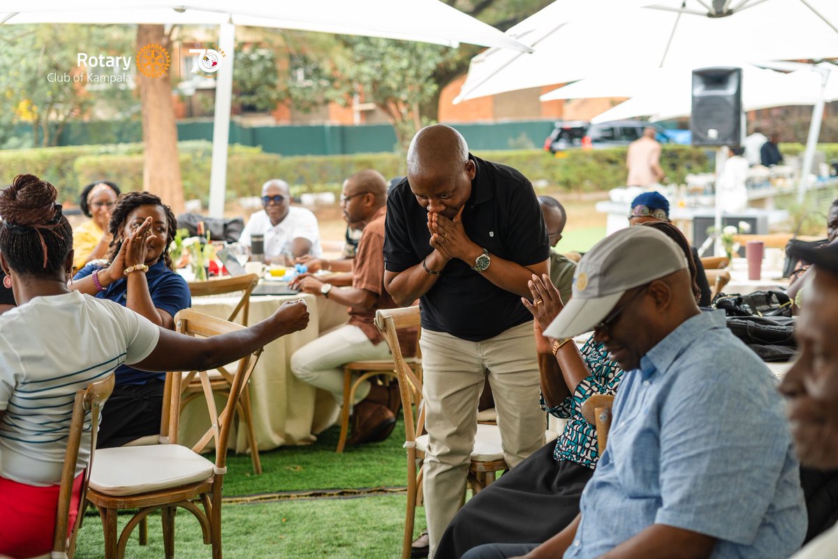 KampalaRotary's tweet photo. There’s a special kind of warmth that comes with being anchored in family. Spending this beautiful Saturday surrounded by people who share a heart for community. It’s more than a club; it’s a family united in service.
#RotaryEyamba https://t.co/r6BEgbczr6