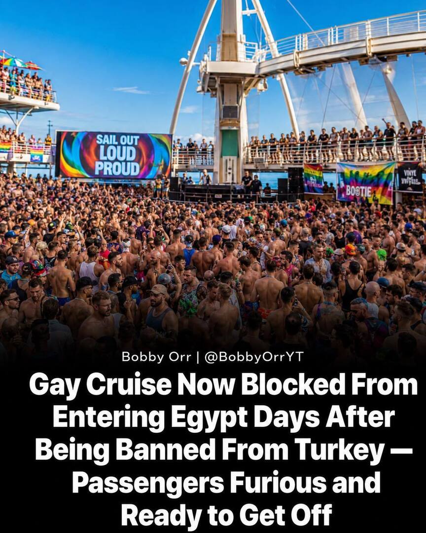 BobbyOrrYT's tweet photo. A Virgin Voyages cruise chartered by an LGBTQ+ travel company was denied entry to Egypt on Thursday, days after Turkey blocked the same ship from docking. Turkish officials cited “moral standards”; Egypt gave no public reason. Nearly 2,000 passengers, in… https://t.co/d29bXGLvlq https://t.co/mQb6SoBVzW