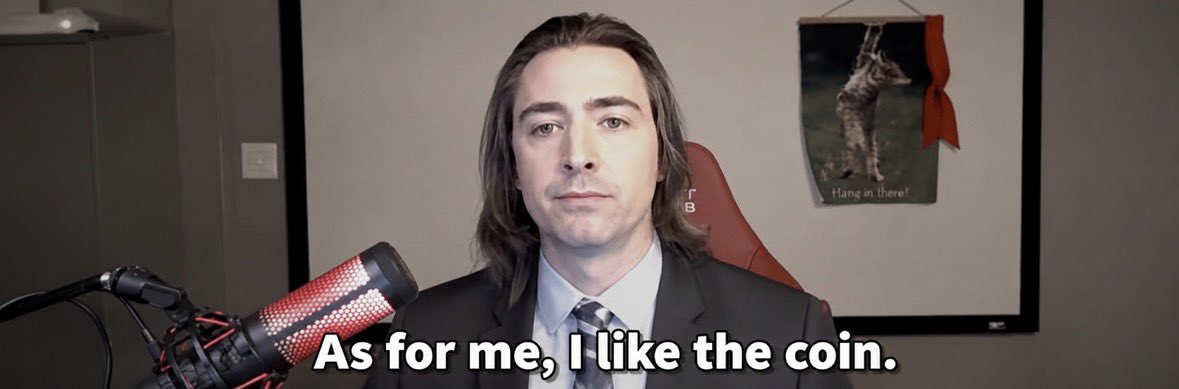 HrDood's tweet photo. i genuinely think this has one of the strongest native narratives on Robinhood Chain.

“I like the stock” became one of the most iconic phrases in modern finance. It wasn’t just a meme it represented retail investors rallying around an idea, and it became synonymous with the GameStop era.

Robinhood itself later leaned into another simple message: “Just buy $1 of Bitcoin.” The biggest movements are often built around phrases that anyone can instantly understand.

Now imagine bringing that same energy on chain.

“I like the coin.”

It’s instantly recognizable. Anyone who lived through the GME era understands the reference immediately, while new users coming through Robinhood Chain can still grasp it without needing crypto jargon.

If Robinhood Chain succeeds in onboarding millions of retail users, a simple, familiar meme has a real chance to spread organically. Memes are strongest when they require no explanation.

Whether that ultimately happens depends on execution, community, and adoption not the slogan alone. But as a narrative, “I like the coin” feels like one of the best narras on Robinhood Chain.

Contract:
0x63519Eb1B67b86125837345f6e7251bB8CF47d54