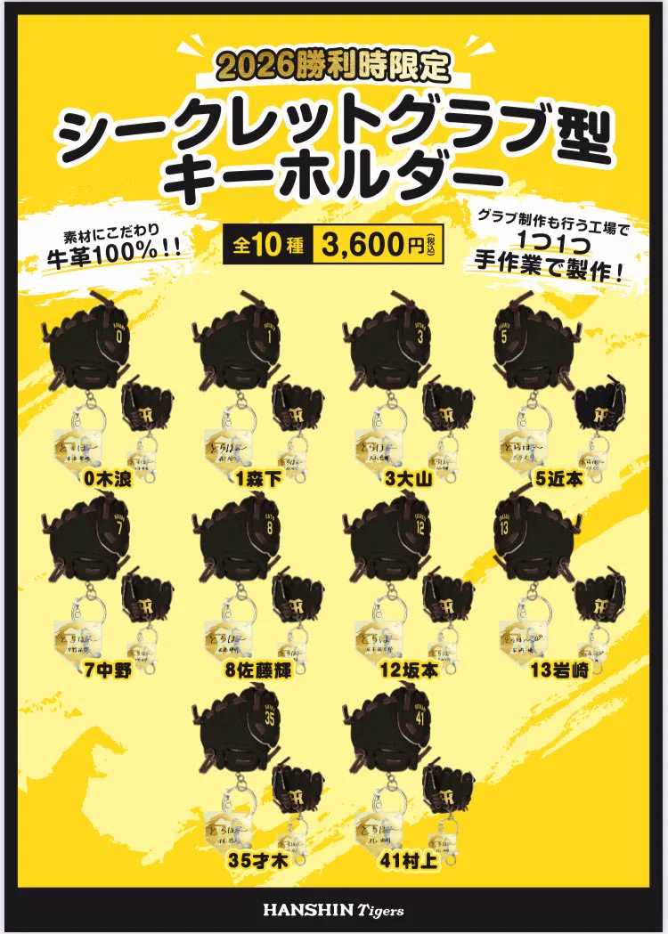 公式】阪神タイガースグッズ情報 on X: 