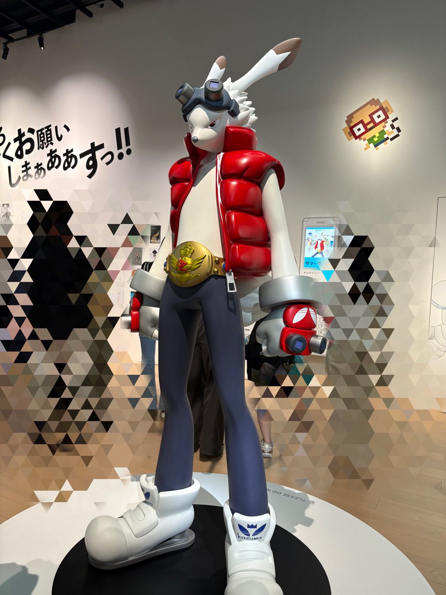 Nonko_no13's tweet photo. 今日は細田守の原点展行ってきた！
土日は混むって聞いてたから朝イチで行ったらスムーズに入れました😊
絵コンテとか設定資料とか沢山あってめちゃ楽しかった🌸
グッズの品切れ多くて何も買えなかったのがちょっと残念💦 https://t.co/YgyjSFOS6F