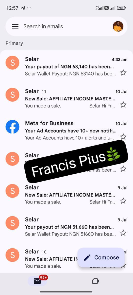 francispiustl's tweet photo. Quietly putting in the work.

Affiliate marketing.

Grateful to @AIMP_Course and @tryselar https://t.co/7MpyIrlgQq