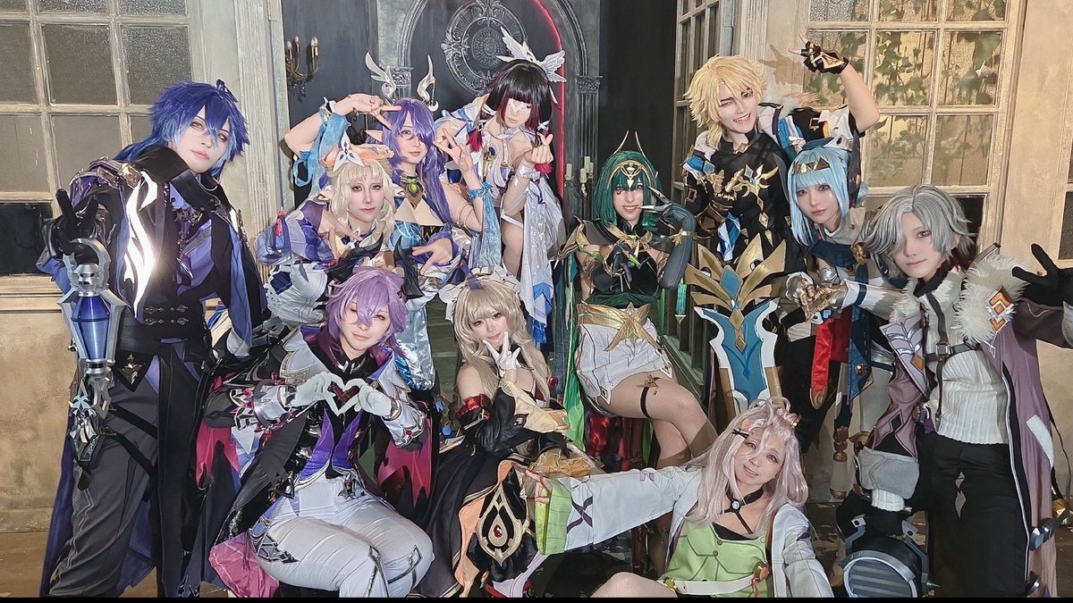 846G_cos's tweet photo. 楽しそうな1枚をお届け😁😁🎶🎶本日はお集まりいただきありがとうございました〜〜星と深淵を目指せ‼️︎🌟✨

#0711取り急ぎナドクライ https://t.co/TYxjEYRjiY