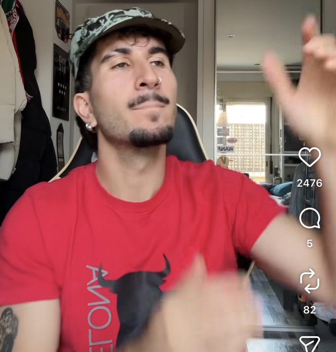 kvrpitv's tweet photo. Cada vez q me sale un reel de este pavo me dan ganas de estampar el movil ngl https://t.co/8EKBz6CZvb