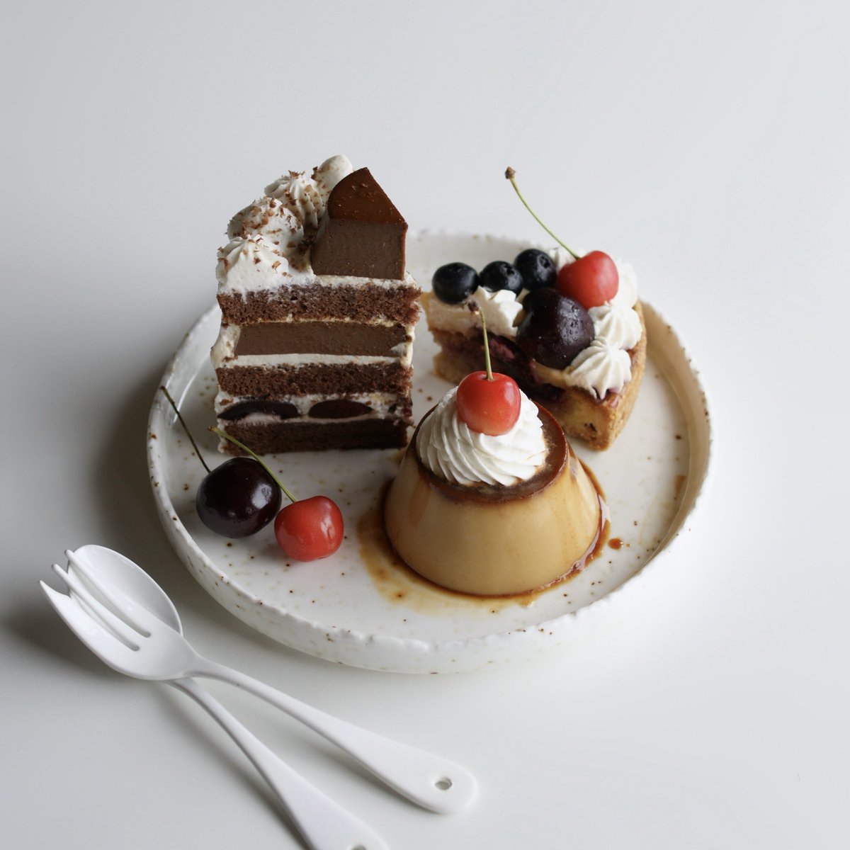 デザートプレート🍮🍰♩