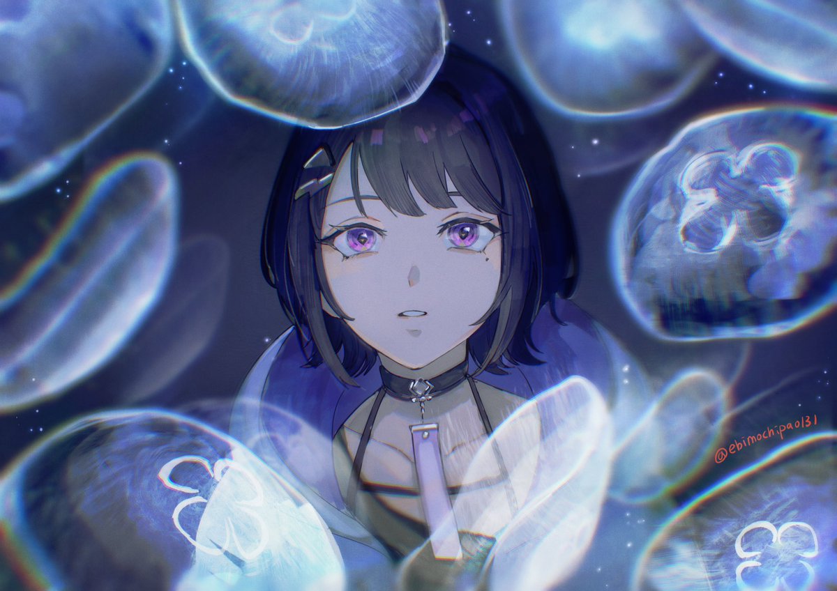 ebimochipa0131's tweet photo. 🪼
#泡色模様 https://t.co/YCFmd7bugS