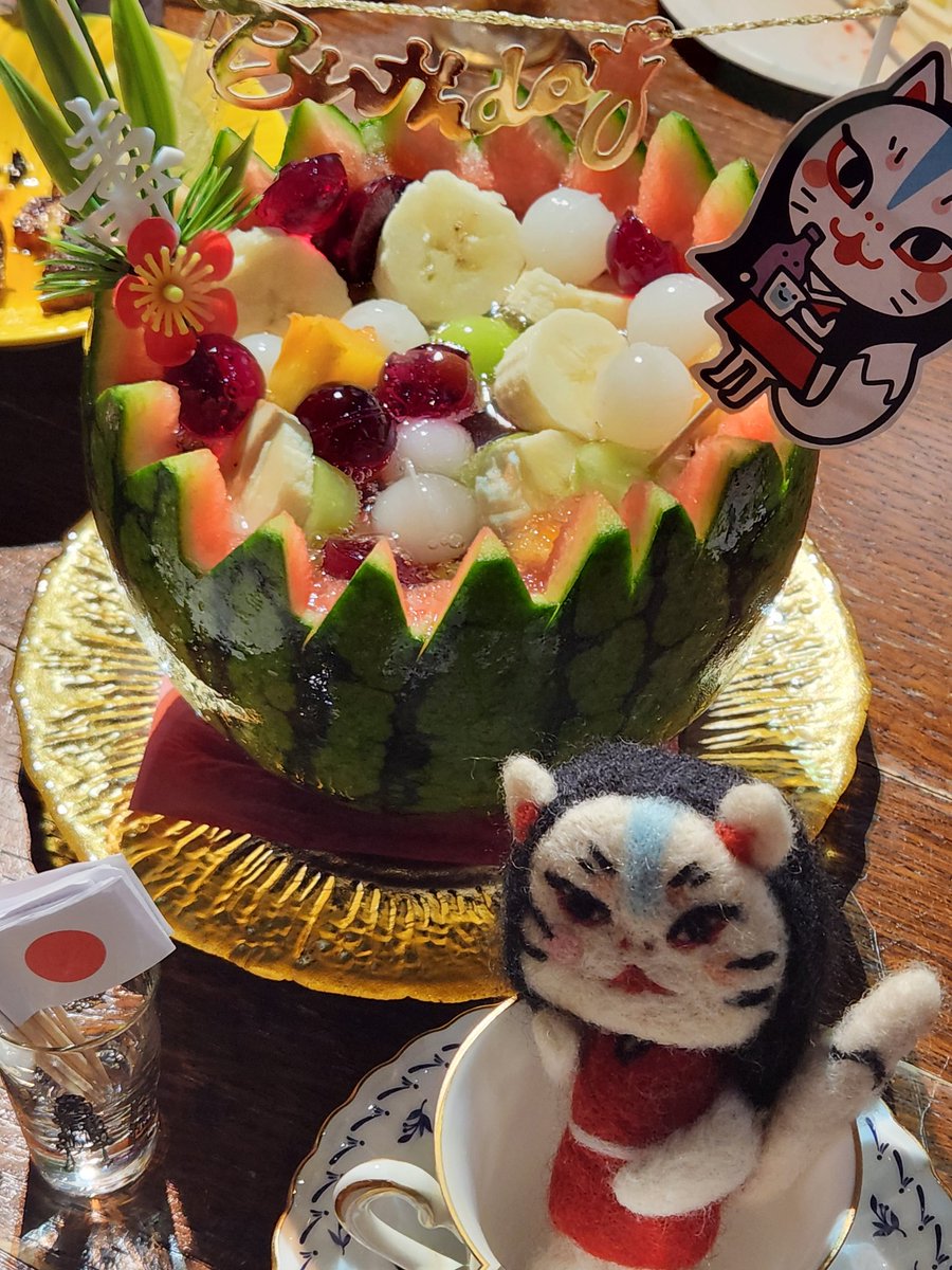 Gallery 幻 デザートはスイカのフルーツポンチ🍉 Gallery 幻 14才