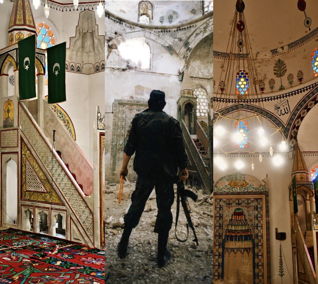 mosquesty's tweet photo. Unutmadık şehidleri, mücahidleri. Unutmadık Avrupa’nın “yüce medeniyetini”.

Srebrenitsayı unutmadık! Tüm şehidleri rahmetle anıyoruz. 

| Koski Mehmet Paşa Camii , Mostar https://t.co/Ohdy0vSZZo
