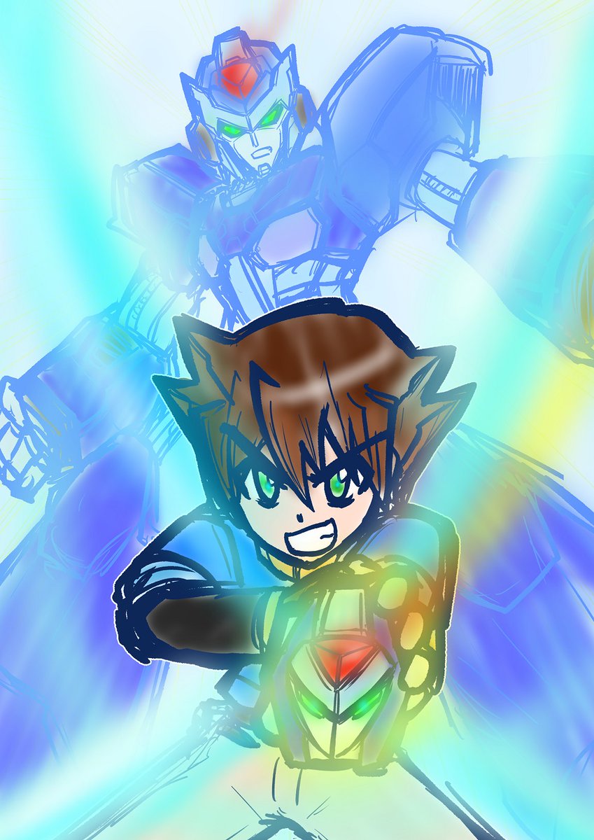 過去絵ロックマンZX モデルX？