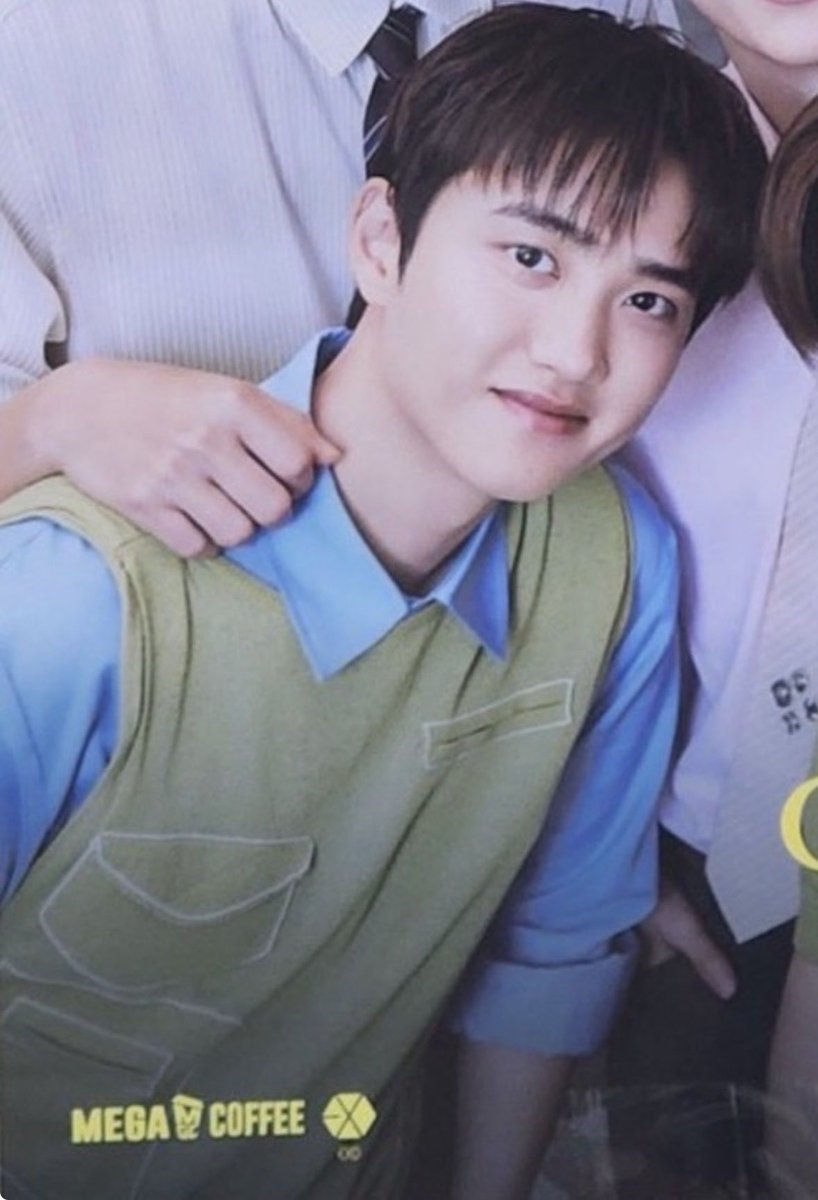 Doh_KyungSooSoo's tweet photo. DOH KYUNGSOO in the new EXO poster for MEGA COFFEE. 😀

#도경수 #디오 #DOHKYUNGSOO https://t.co/yMScksjliK