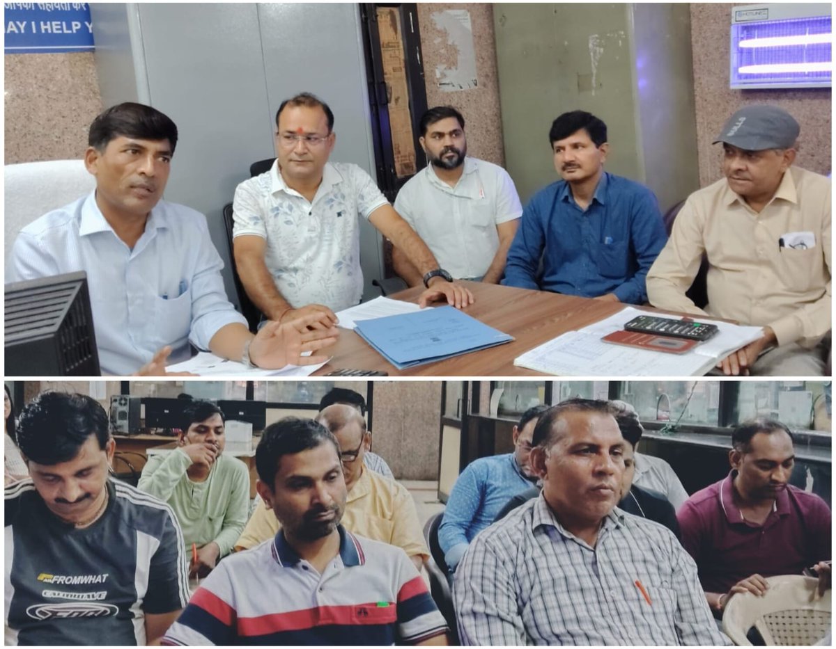 dm_northeast's tweet photo. Sh. Rajender Kumar, ERO, AC-69, Mustafabad, District North East, Delhi along with AERO & Nodal Officer chaired a meeting with BLO Supervisors and directed them to ensure 100% distribution of EFs &  instructed to actively monitor the door-to-door outreach, provide on-field guidance to BLOs, and ensure the timely collection and digitization of completed EFs.

#SIR2026 
#SIR_DELHI