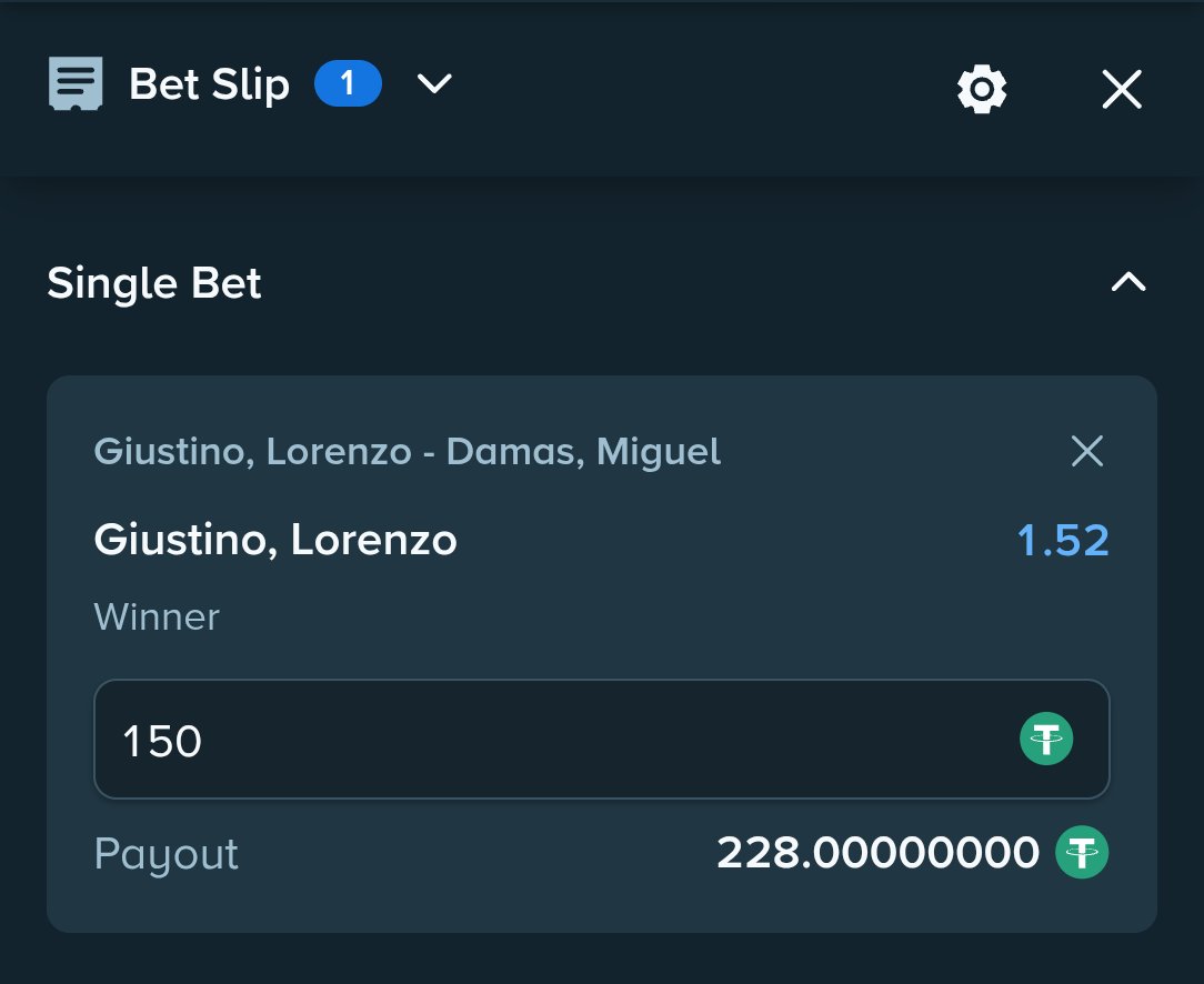 AlphaStakeHQ's tweet photo. Tennis , Belgium Challenger
Giustino vs Damas
Pick : Giustino to win
Risk : 2.5U @ 1.52
Potential Gain : 1.3U
Join Telegram and check every bet tracked in sheets
#Tennis #Gambling𝕏 #sportsbetting #stake #stakebets #freebets #gamble #tennispicks #SportsPicks https://t.co/s50E4yLICk