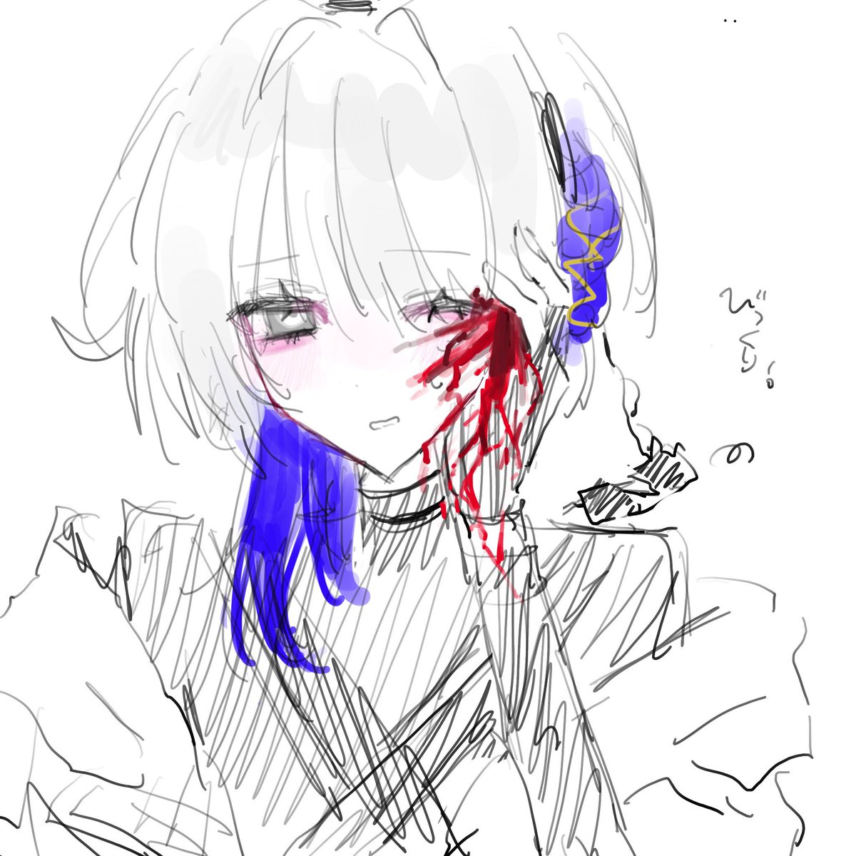 Ocd58z's tweet photo. ⚠️ 🩸1年前のリメイク https://t.co/9IeIbqKhAQ