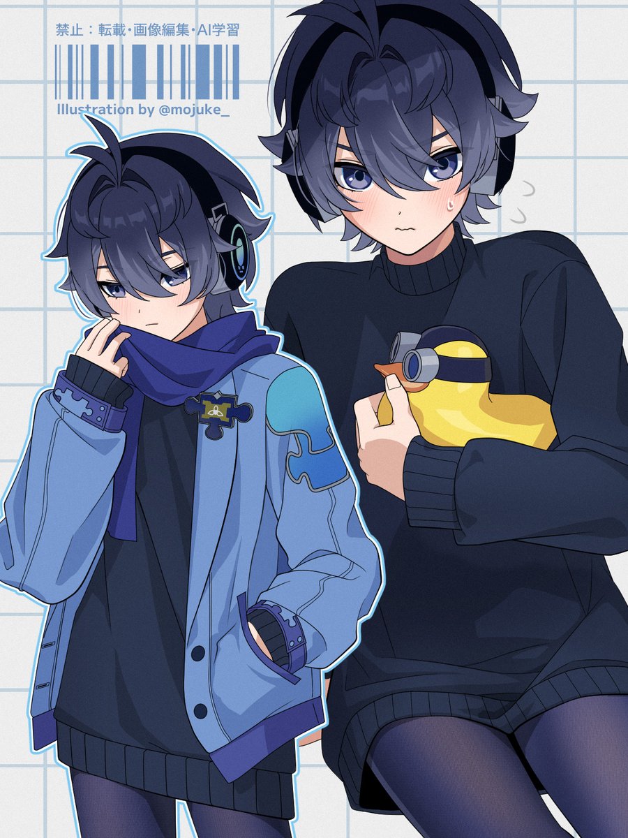 mojuke_'s tweet photo. スタレのスティーブン・ロイド。下半身のデザインが分からないのでデザインの予想絵です。ぶかぶか服でズボン履いてない説に賭ける。　#stephenlloyd　#HonkaiStarRail https://t.co/dMzJq6w2pW