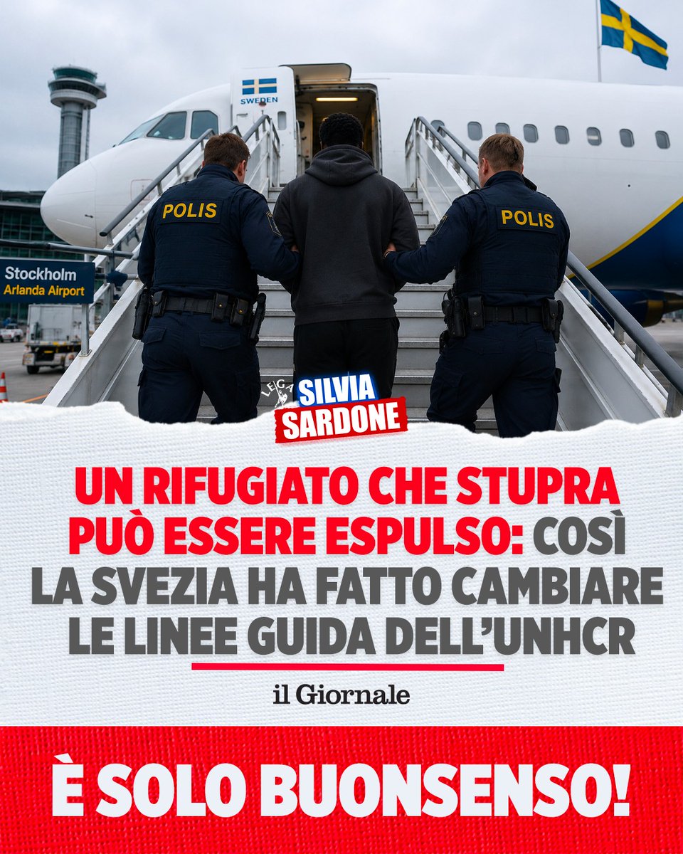 Klaatu2949291's tweet photo. Finalmente lo  stupro, in #Europa, è un motivo di #espulsione anche per i rifugiati. La  #Svezia, con il supporto di altri Paesi, ha portato avanti la battaglia  per il riconoscimento della violenza sessuale come grave reato davanti  all’Onu e all’Unhcr. https://t.co/dw1AQVwNn7