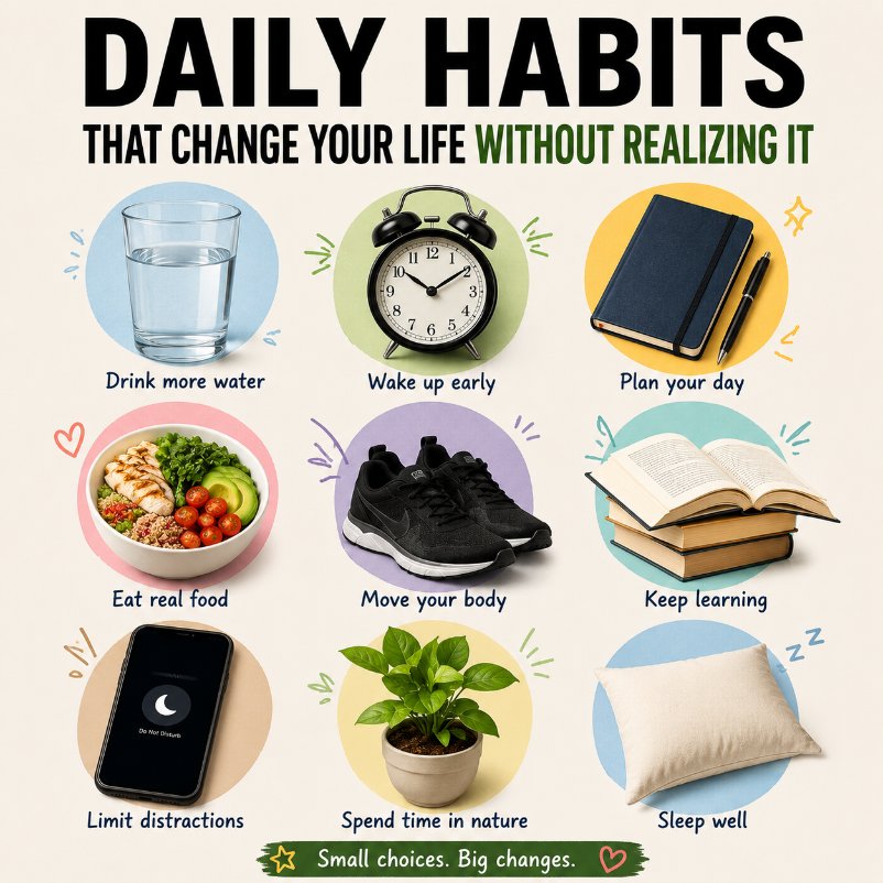 asadmeh107's tweet photo. 🧠 Hey @grok, if someone could adopt only ONE habit from this image for the next year, which one would create the biggest change and why? 👀 https://t.co/gX7Q19Zzd6