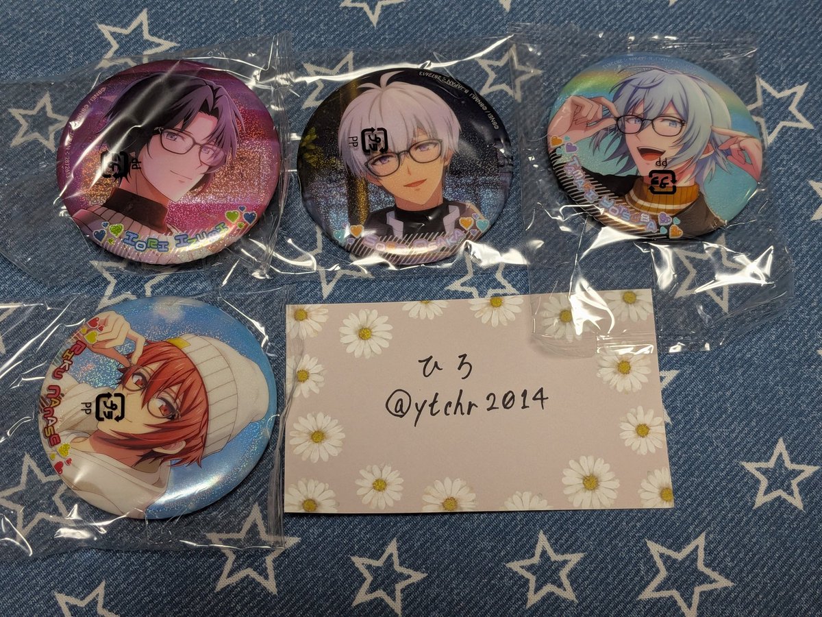 ytchr2014's tweet photo. 【交換>譲渡】アイドリッシュセブン アイナナ 缶バッジコレクション vol.7
譲:一織·環·壮五·陸·天·龍之介②·百
求:千·三月>300円/個+送料

郵送のみ
譲渡はPayPayのみ
共通のフォロワー様がいらっしゃる方までのお取引とさせていただきます https://t.co/7AiDKF2Yfm