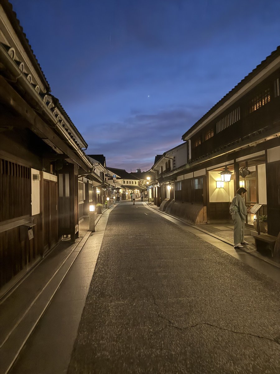 okomeokok's tweet photo. 倉敷の夕暮れが美しい https://t.co/yZ0naZ69sw