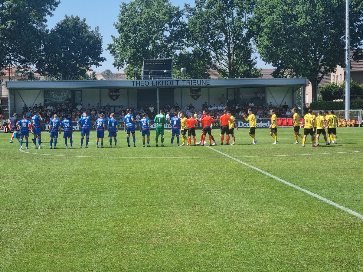 Berdje70's tweet photo. Einde in Groesbeek. Voor de 3e keer op rij (#trenec 1-1, #trefce 1-1, #trevvv 2-2) speelt De Treffers gelijk tegen een BVO. VVV ging wel met een 1-2 voorsprong rusten (goals: Zandbergen, Schalk), maar na de hervatting werd het spel door vele wissels (vooral jeugdspelers) slordig. https://t.co/7JnyL69ZZ6