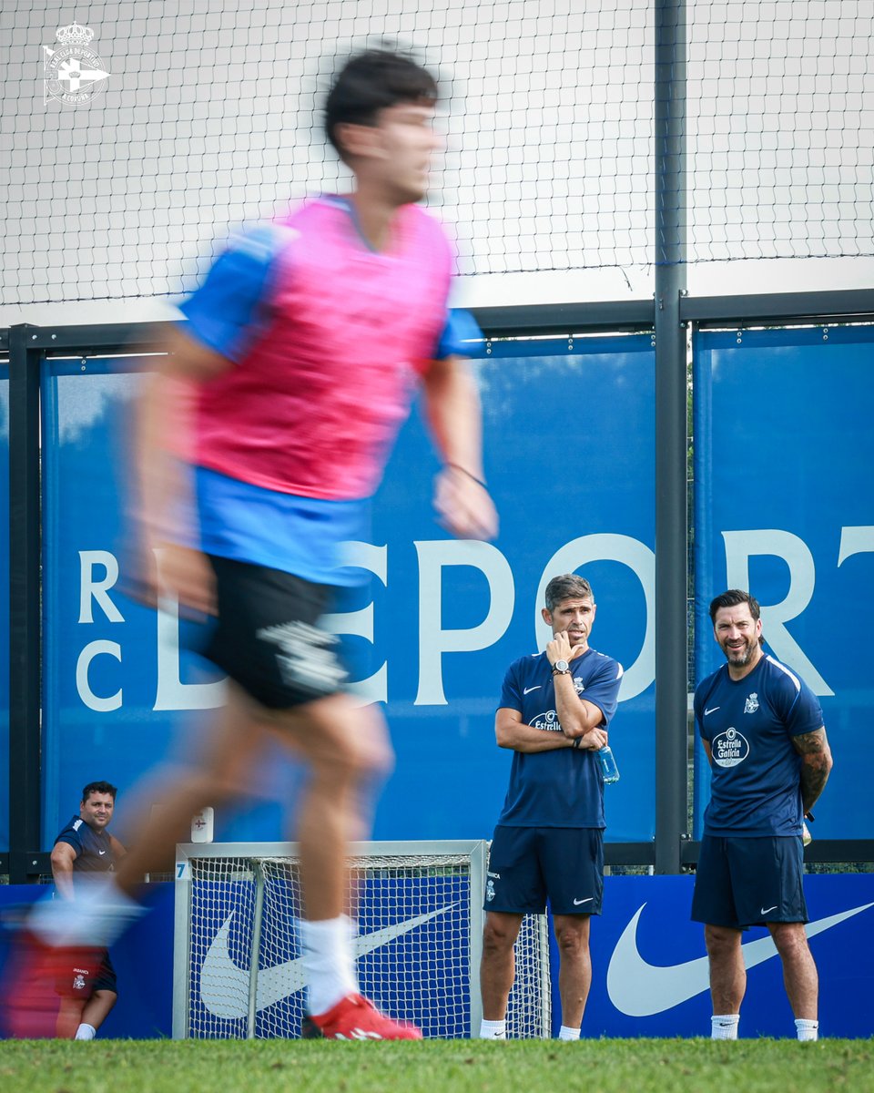 RCDeportivo's tweet photo. Primeira semana: 𝙲𝙾𝙼𝙿𝙻𝙴𝚃𝙰𝙳𝙰 ✅ https://t.co/YIZX0XzdGz