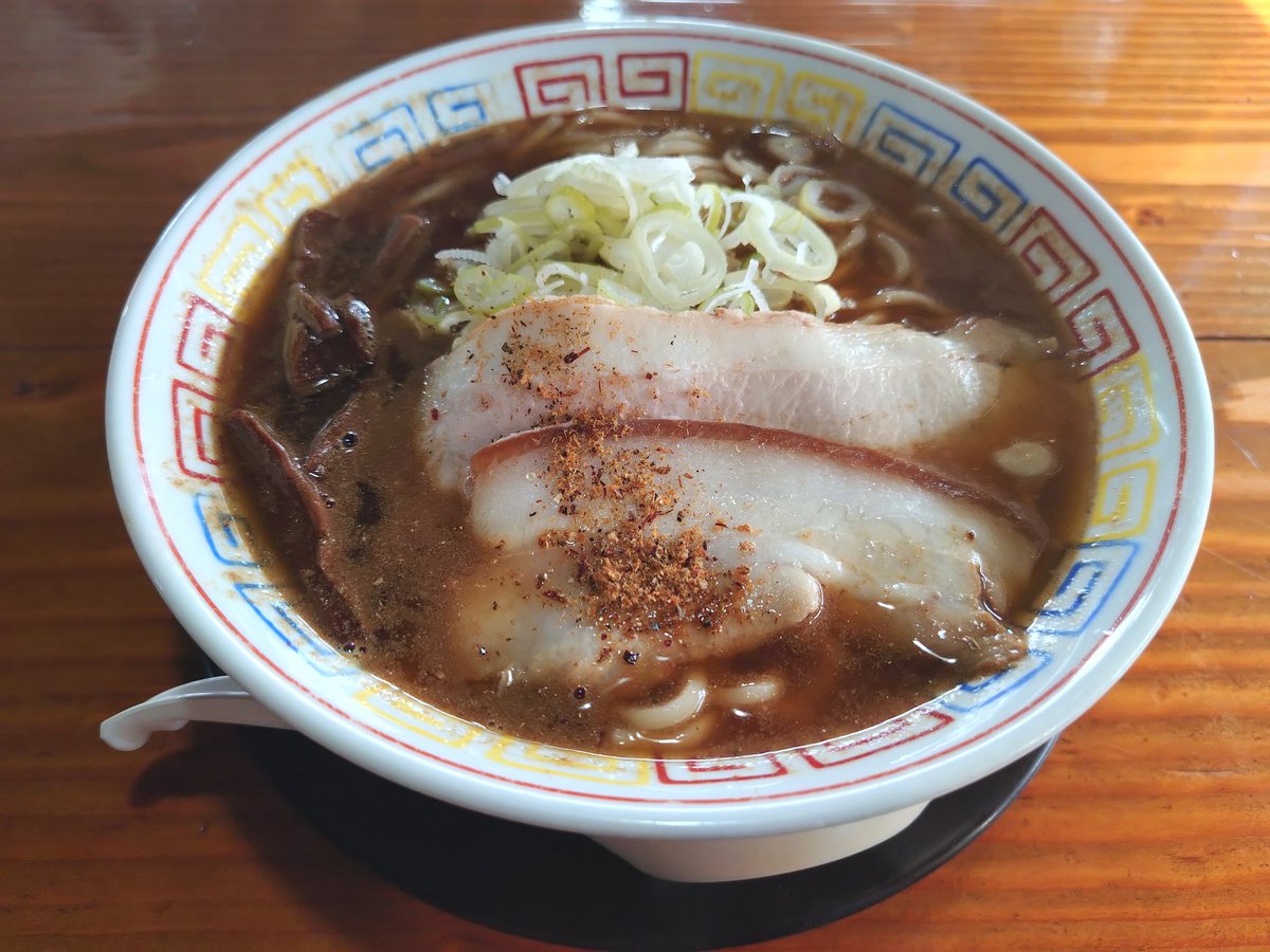 FastestThe's tweet photo. 長尾中華そば　仙台名取店　

青森津軽煮干しラーメン　

長尾中華そばさんで朝ラーです
。😀煮干しも程よく手打ち麺も美味しかったです https://t.co/tKye5gAYTC