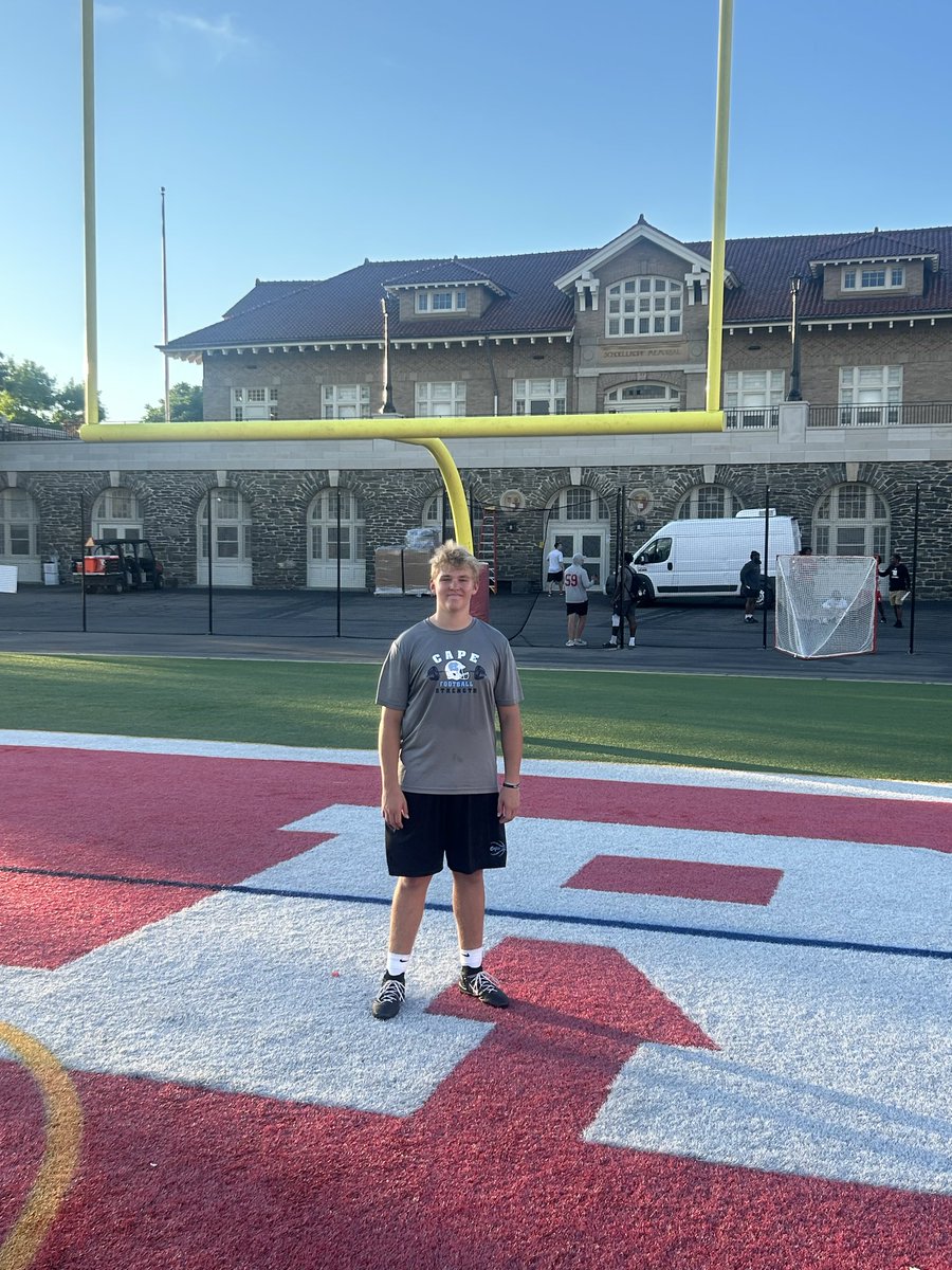 jamesonpease's tweet photo. Had a great time competing at the @BigRed_Football camp yesterday. I got some really great coaching specifically from @coach_dees. Be in touch soon!

Go Big Red!

@Coach_Hatcher20 
@DanSwanstrom 
@coach_wwright 
@CapeVikingsFB https://t.co/HSMdmQ17ts