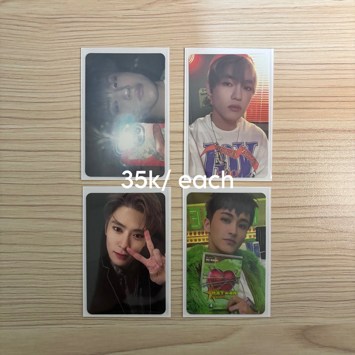 urclosetneeds's tweet photo. wts / want to sell 

photocard nct mark jaehyun jeno chenle

💸35k/each 
🍊split pay only
📍tangsel

🏷️ wts wtb pc nct 127 dream mark jaehyun jeno chenle beatbox irregular https://t.co/dtmza5jPb4