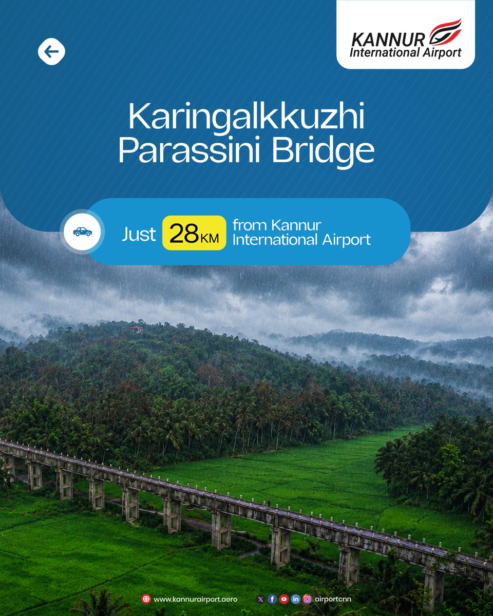 airportCNN's tweet photo. This monsoon, fly to Kannur and discover the breathtaking beauty of North Kerala's rain-soaked landscapes.
#kannurinternationalairport #KannurAirport #MonsoonInKerala #TravelMore #NorthKerala #MonsoonVibes #ExploreKerala https://t.co/acCPaO6rry