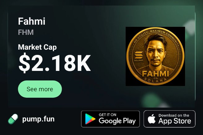 MrZ572037088079's tweet photo. https://t.co/FL3TjhBeZ3
👀 The meme has arrived.
$FHM is now LIVE on Solana.
No utility. No roadmap. Just memes. Just community.
CA: BjzbHHyqwHn2iRMQ94G2ThnfPJVx6UwzSpV2EsSEpump
🚀 #Solana #Memecoin #PumpFun #FHM https://t.co/EK67kpxGhK