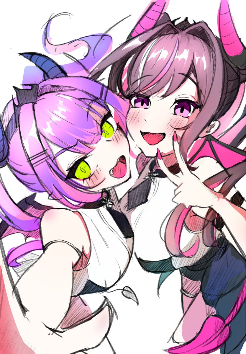 Green_DaKaRq's tweet photo. 小悪魔ちゃんズ
#TOWART #AZKiART https://t.co/Co67ojzxaN