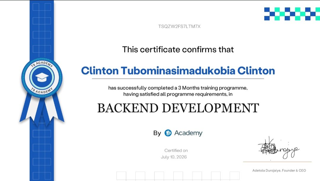 Clintonic_19's tweet photo. Another milestone achieved 
Thank you @TSphereOnline for this opportunity.
I will keep improving from here. https://t.co/aZ5BuROIPZ