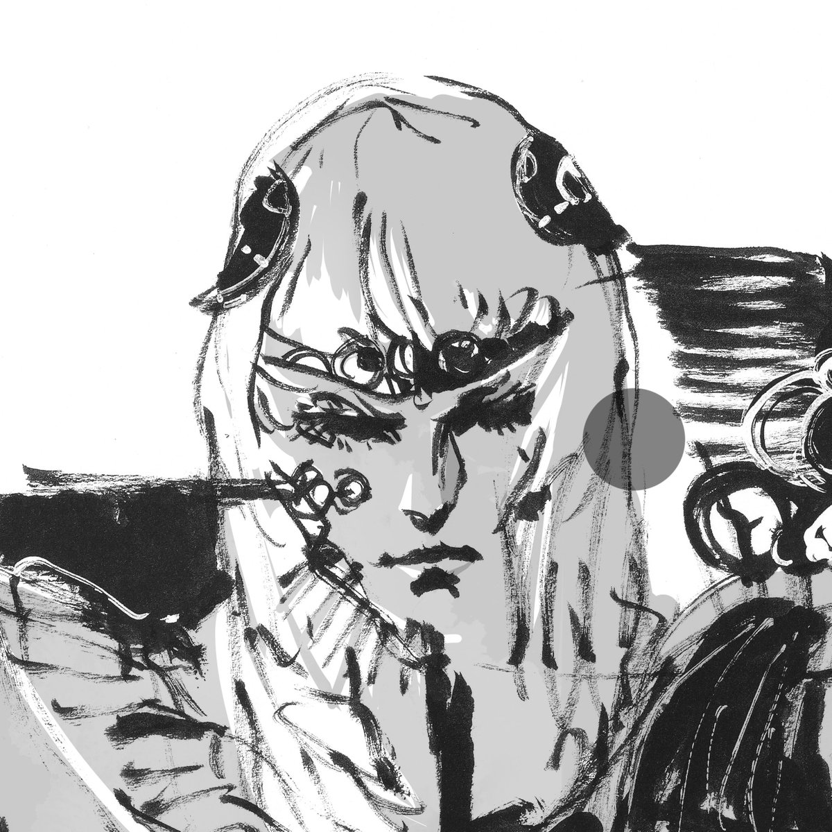 W_Deconstruct's tweet photo. コナー＝ミラー＝ハウザー　（主人公）
デジタル着色中　ぺんてる筆ペン　修正ペン　
たこ焼きをたらふく食ってたこ焼きが出そう
#イラスト #スケッチ #ドローイング #illustration #drawings #デザイン #BrushPen https://t.co/g5OrAJj38l