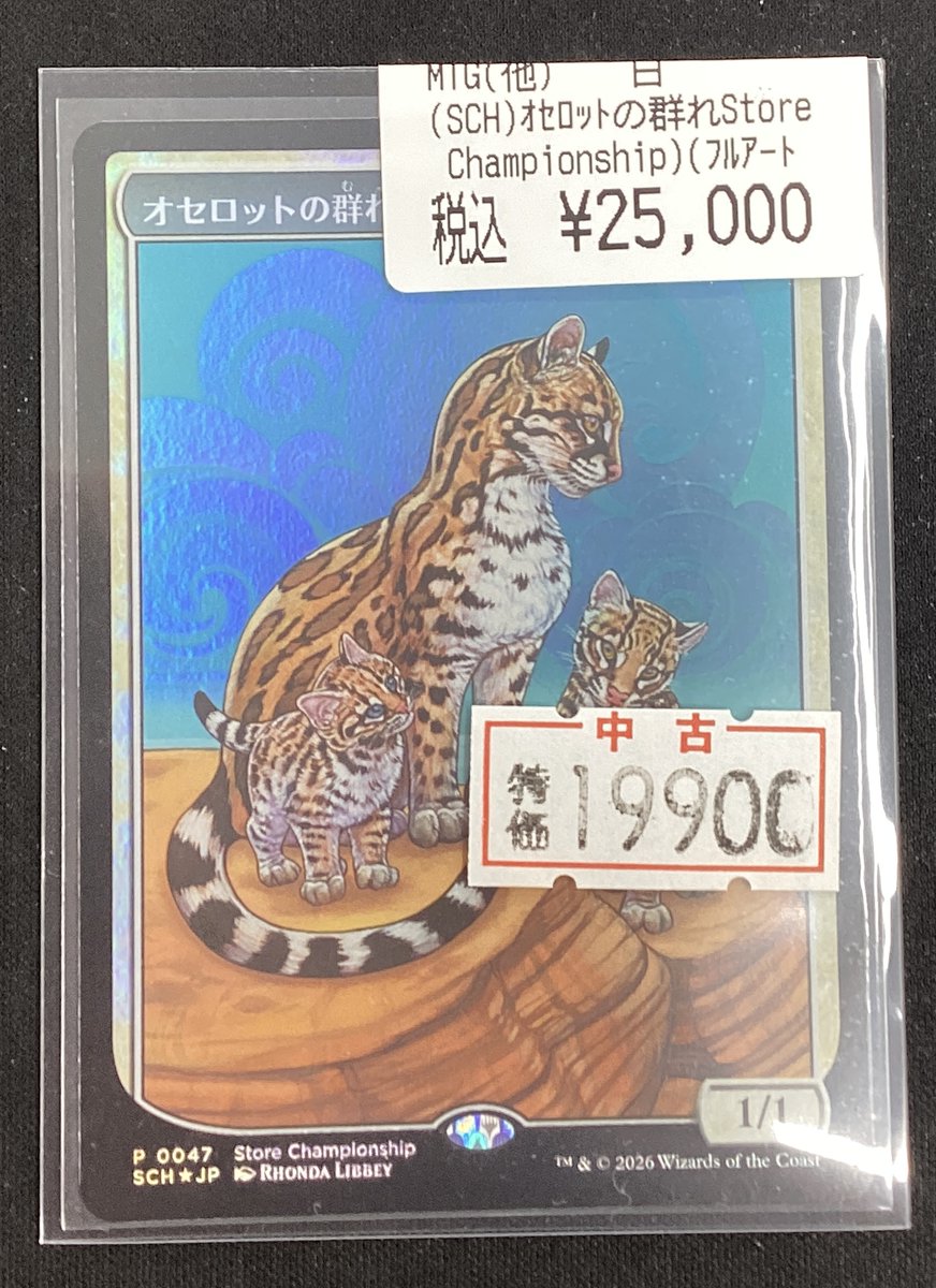 🐈‍⬛MTG🐈‍⬛ オセロットの群れ プロモ お買い得価格にて販売中です