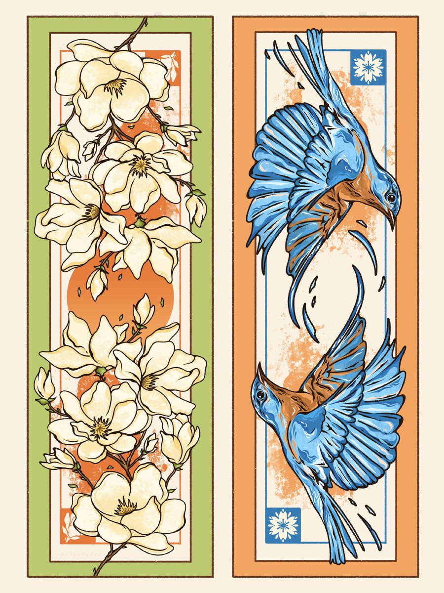 artbypudge's tweet photo. in quiet harmony 🦜🌼 https://t.co/KIMSXDZmit