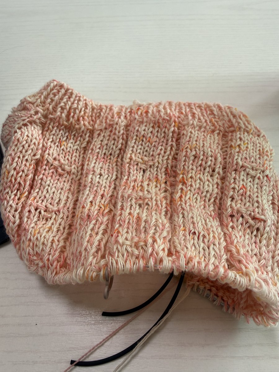 knit_gamjya's tweet photo. 26.06.10~22 라일락스웨터 FO

🪡타쿠미콤보 5mm, 4.5mm
🧶올디브 레이어 버터슬라이스 4합, 자몽젤리 lace

실 색 좀 보세요
너무 예뻐요

보통 옷 입으면 무채색만 입고 이런 색은 잘 안입는데
내 피부톤이랑 너무 잘 맞는 색이라 요즘 자주 입고 다니는데 너무 예뿌다💛🍑 https://t.co/QH4jdeJiq1