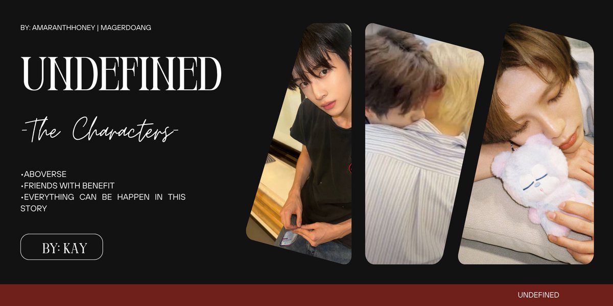 Magerdoang's tweet photo. Sungtaro au - Undefined

The characters https://t.co/NGeFncb54s