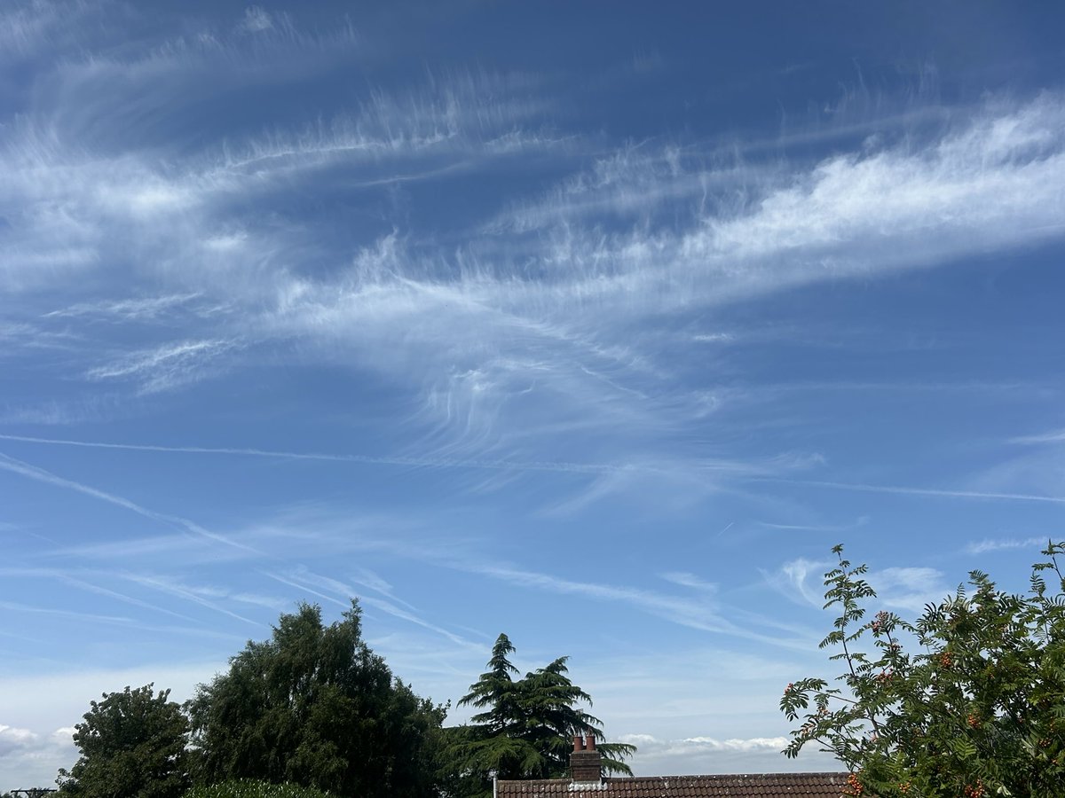 chatswithem's tweet photo. Smears in today's skies https://t.co/aUwrxmXUB6