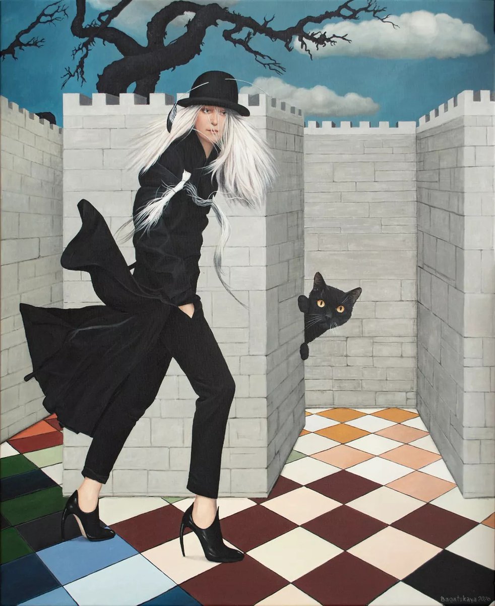artstitle's tweet photo. ナタリヤ・バガツカヤ
（Nataliya Bagatskaya、1967-）
『かくれんぼ』
（Hide and Seek） https://t.co/ShnB84XiNq