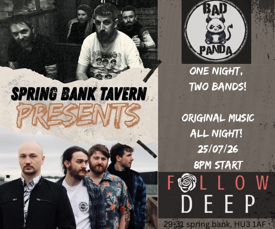 FollowDeepUK's tweet photo. Tonight's the night! See you all at Spring Tavern from 8pm x https://t.co/rEpahMsvS4