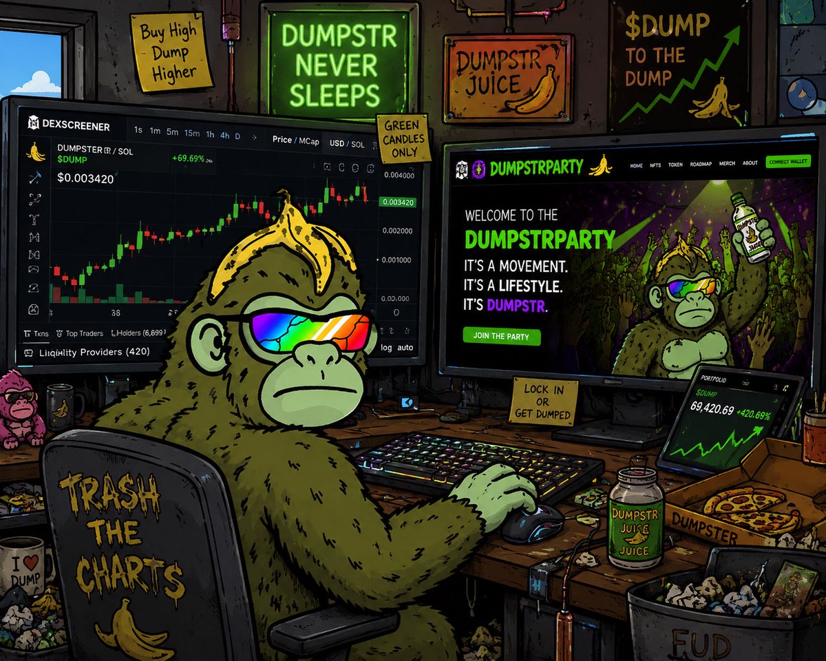 2Pump_KONG's tweet photo. Buy high… $DUMP higher!
CA: 9bmvoZZphKMmNxVbQ2q8AwvHRwENAYcYMTSK39jaCHDa
#DUMPSTR @CyberKongz #TrashTheCharts🍌 https://t.co/4CUyZ9guWb