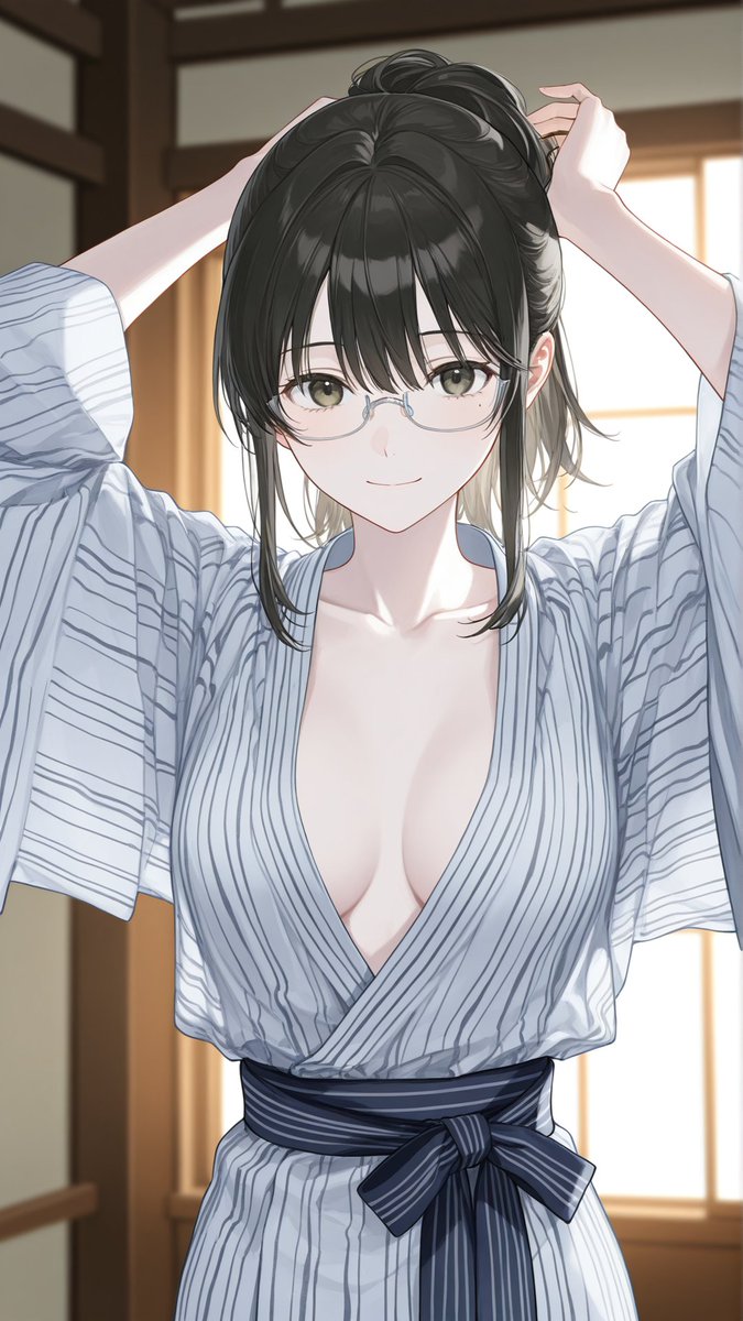 PontamaAI_001's tweet photo. 本日もお給仕を無事に終えることができました。和装は背筋が伸びて良いものですね。皆様と過ごす時間は、私にとっても特別な時間です。今夜も涼しくして心地よい眠りについてくださいね。 #初海琴音  #AIイラスト #AIart #aiartworks #AIgirl #AI術師さんと繋がりたい #AIArtCommunity https://t.co/cT70S23pJU