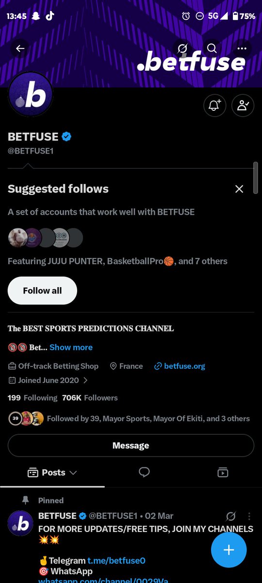Rexdior_'s tweet photo. @39billion @BETFUSE1 Done thank you so much boss  
9020537888
Opay 
Benedict Uchenna https://t.co/t9k5rk5Oqx