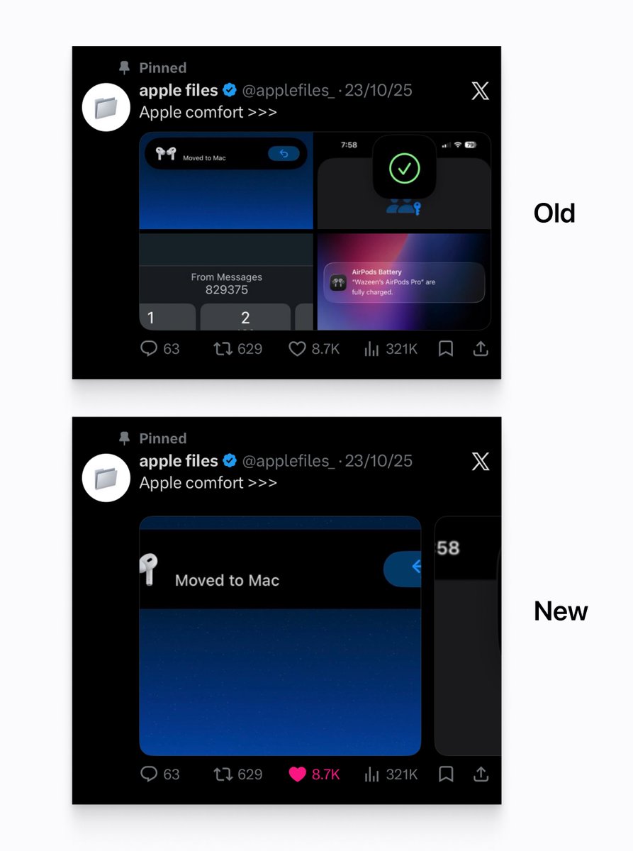 apple files tweet media