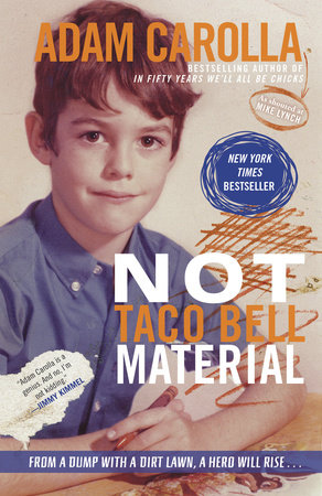 SavagePenguin's tweet photo. @messedupfoods Adam Carolla wrote "Not Taco Bell Material," which contains a story about how he couldn't even get a job at Taco Bell as a kid. https://t.co/nESAmzDQVG