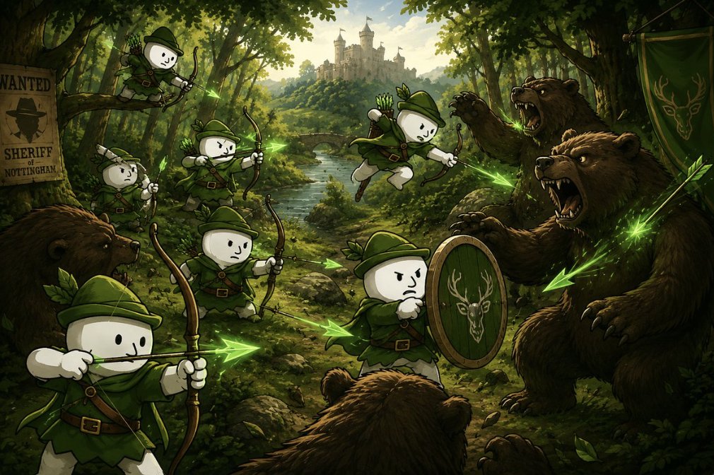 MerryMenRWA's tweet photo. $Merrymen eat bears for breakfast https://t.co/qPurC6lyXW